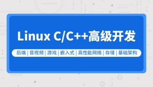 零声教育-新版Linux C C++高级全栈开发（后端-游戏-嵌入式-高性能网络-存储-基础架构）