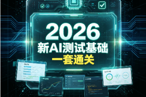 2026最新AI测试基础一套通关